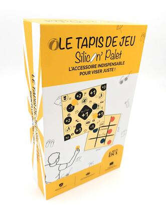 Tapis de jeu Silicon' Palet avec 2 faces - 50X50 cm - Tapis vendu seul