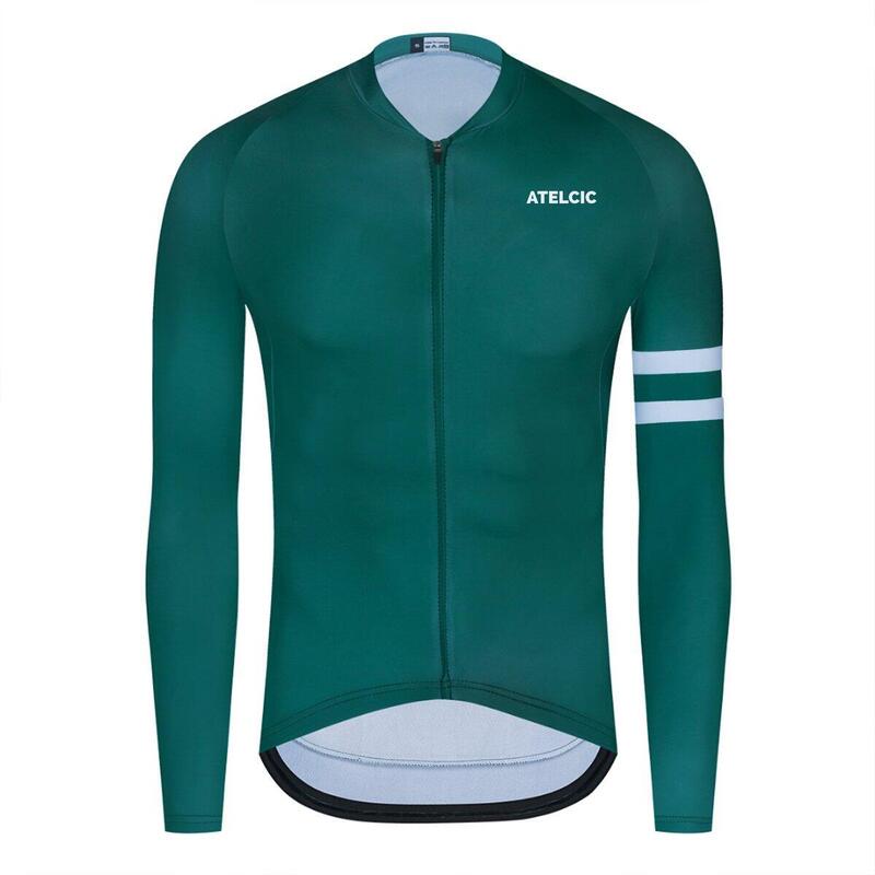 Maillot Ciclismo Verde - Blanco Atelcic