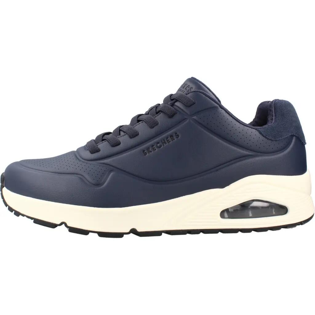 Baskets Skechers Uno - Tailored Air, Bleu, Hommes 2/5