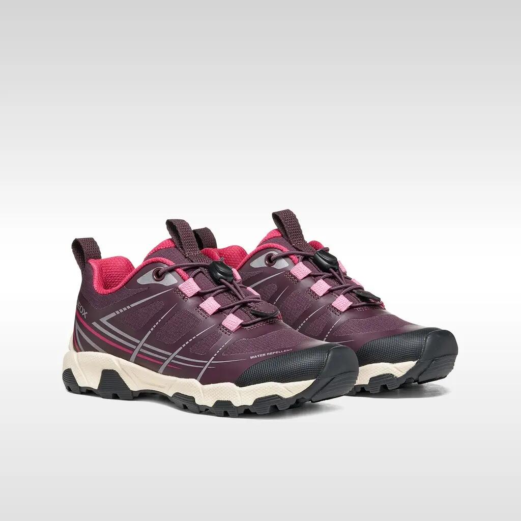 Baskets Fille MAGNETAR GIRL Bordeaux/Rose 3/7