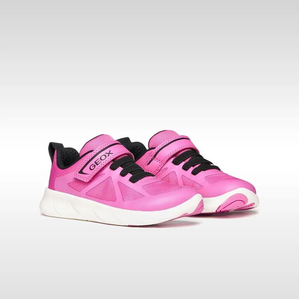 Baskets Fille FOOT-RUN GIRL Fuchsia/Noir 3/7