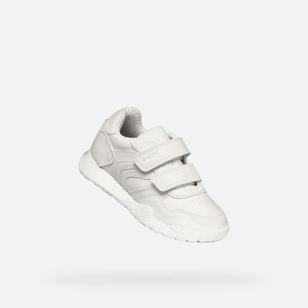 Chaussures Pour Uniforme Garçon RANN-E BOY Blanc 6/7