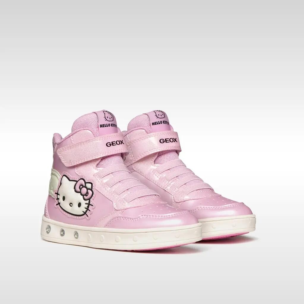 Baskets Fille J SKYLIN GIRL Rose 3/7