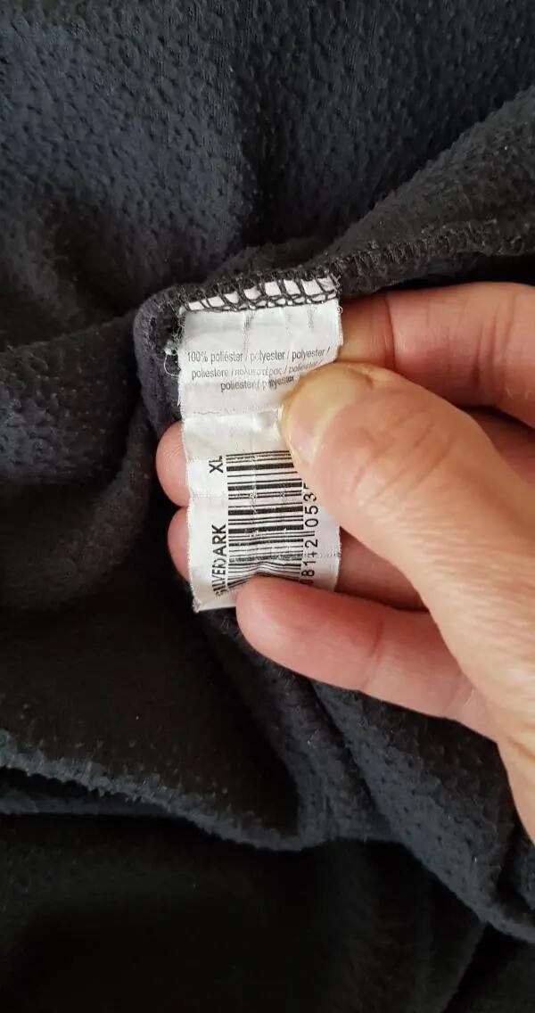Tussen Particulieren - Grijze sportieve fleece-trui 5/5
