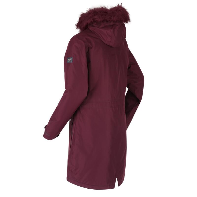 "Serleena II" Parka, Isoliert für Winter Damen Dunkelrot