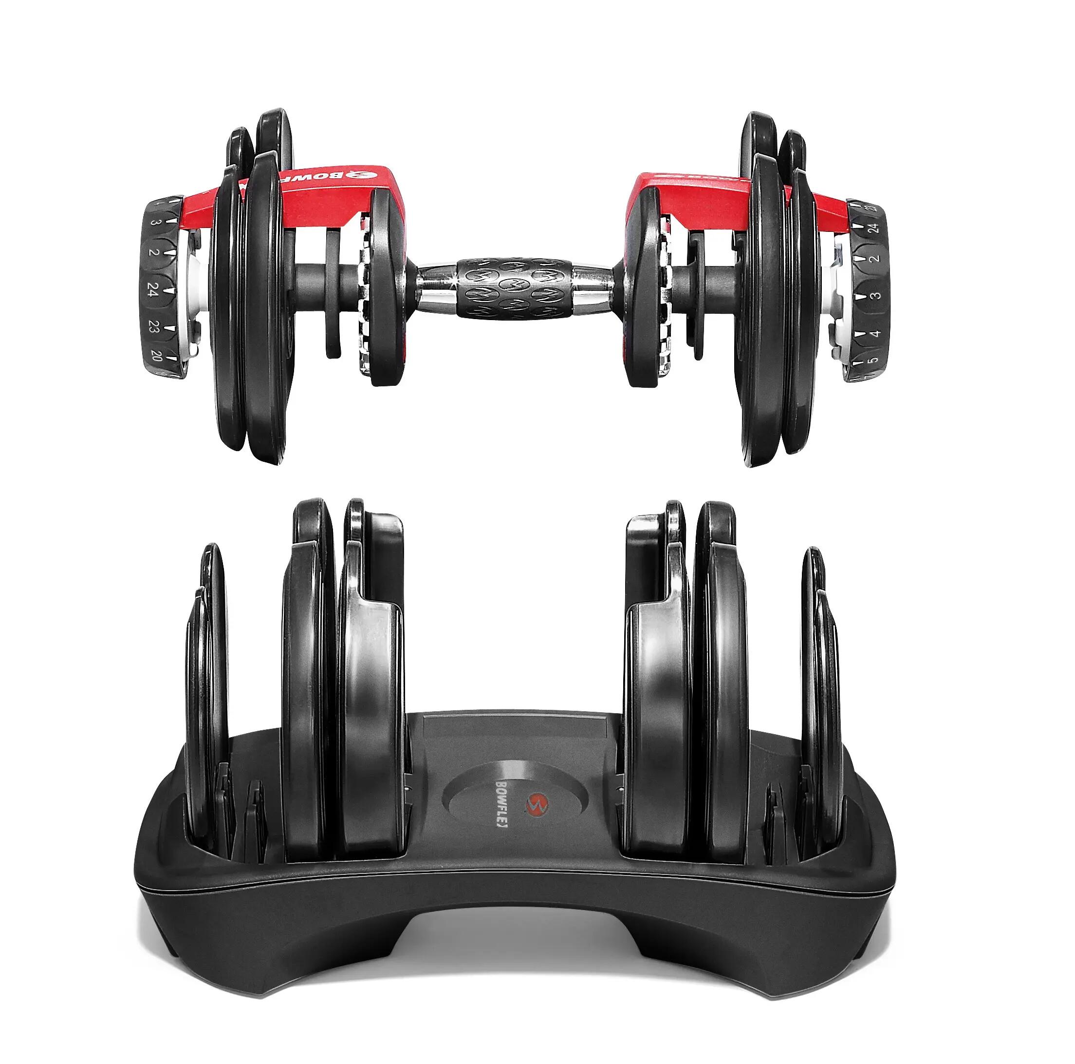 Nastavitelné činky SelectTech 552i (pár) – 2 × 24 kg, 15 úrovní, kompaktní 9/15