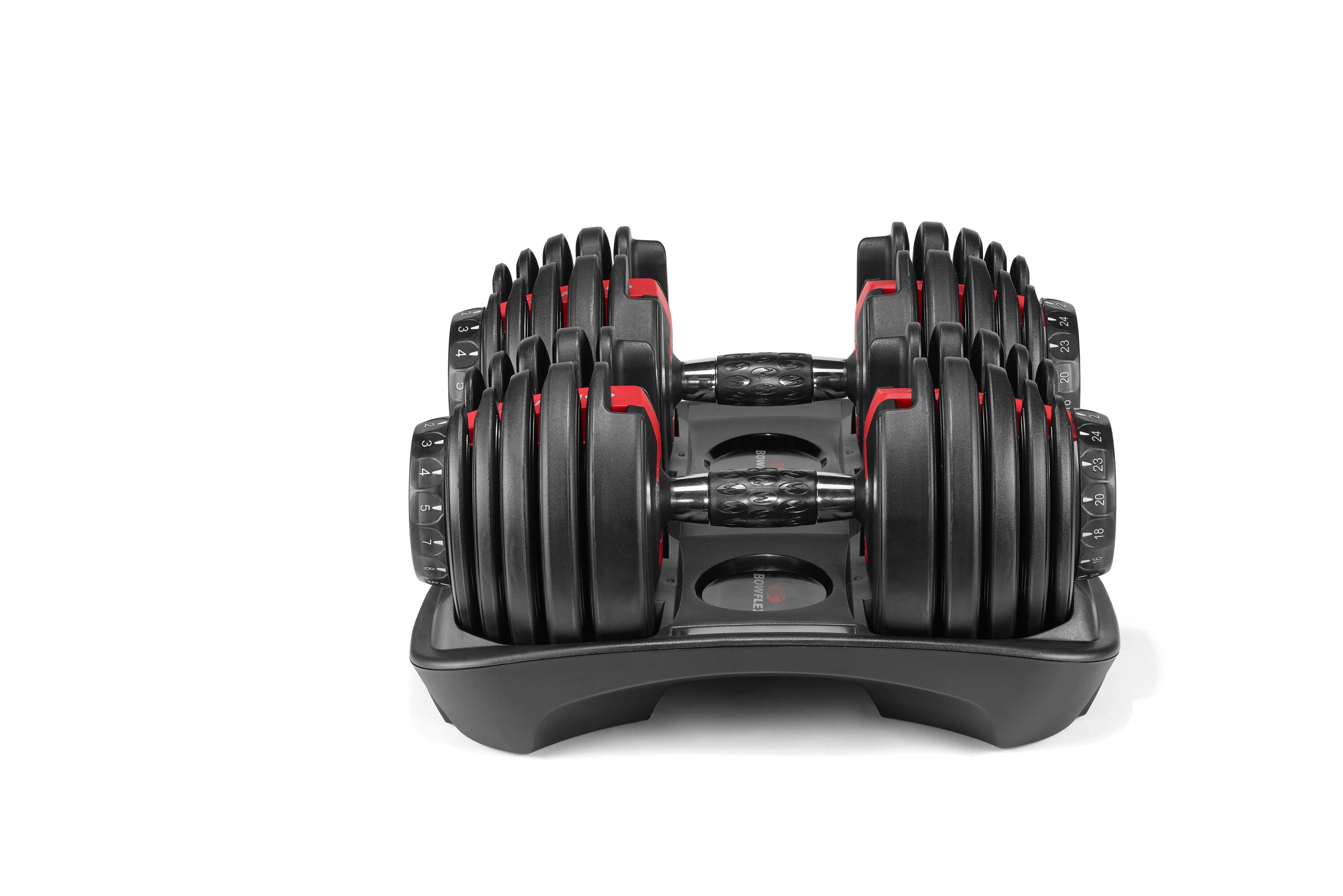 Nastavitelné činky SelectTech 552i (pár) – 2 × 24 kg, 15 úrovní, kompaktní 13/15