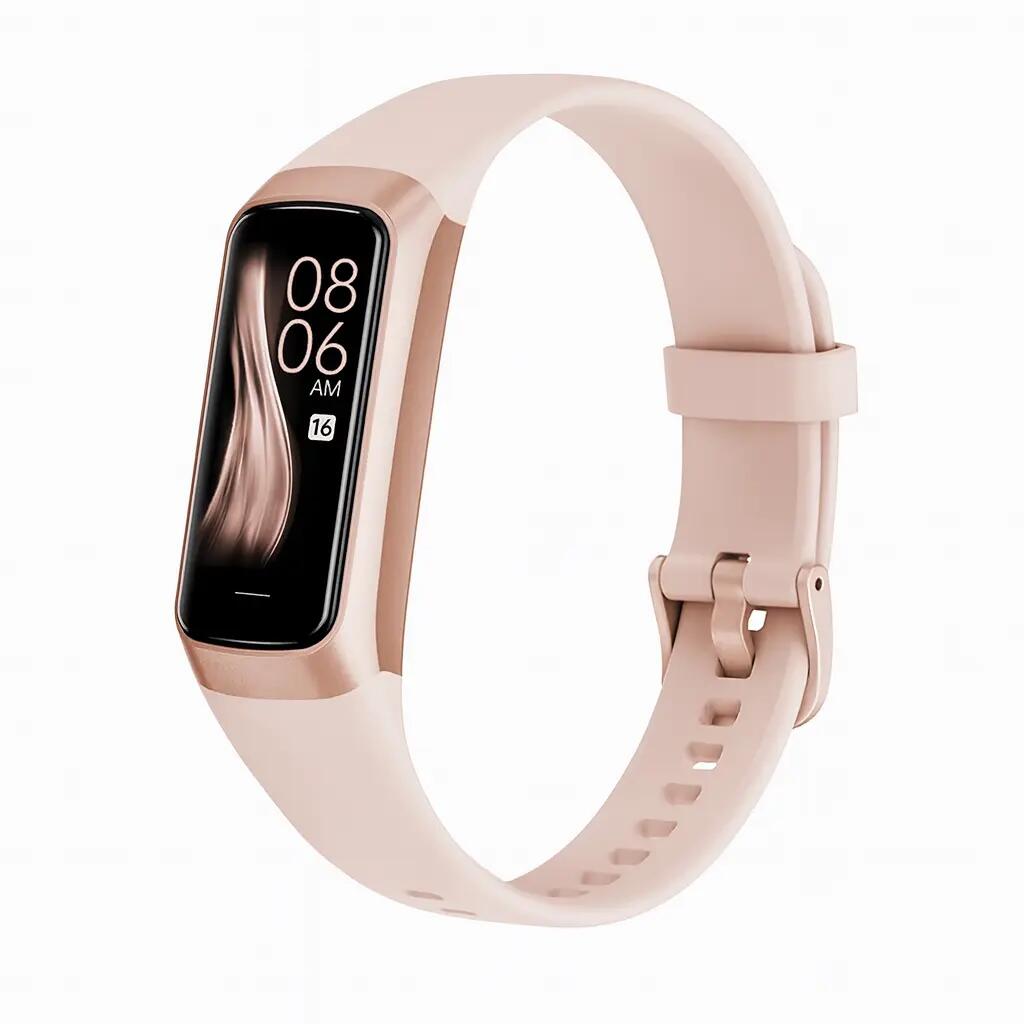 Smartwatch Band – Heart Rate, Waterproof, Fitness - Pink