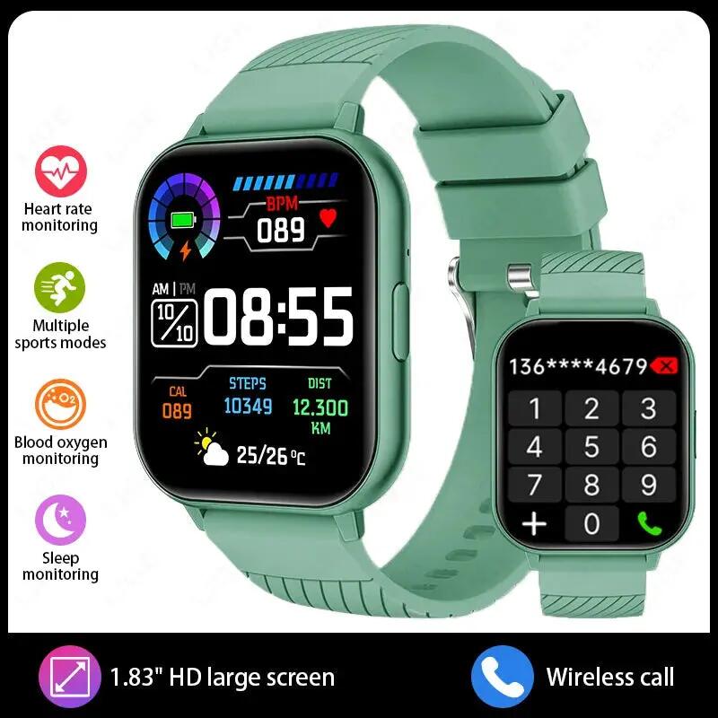 Smart Watch Bluetooth Call Fitness Tracker Heart Rate Blood Oxygen Monitor