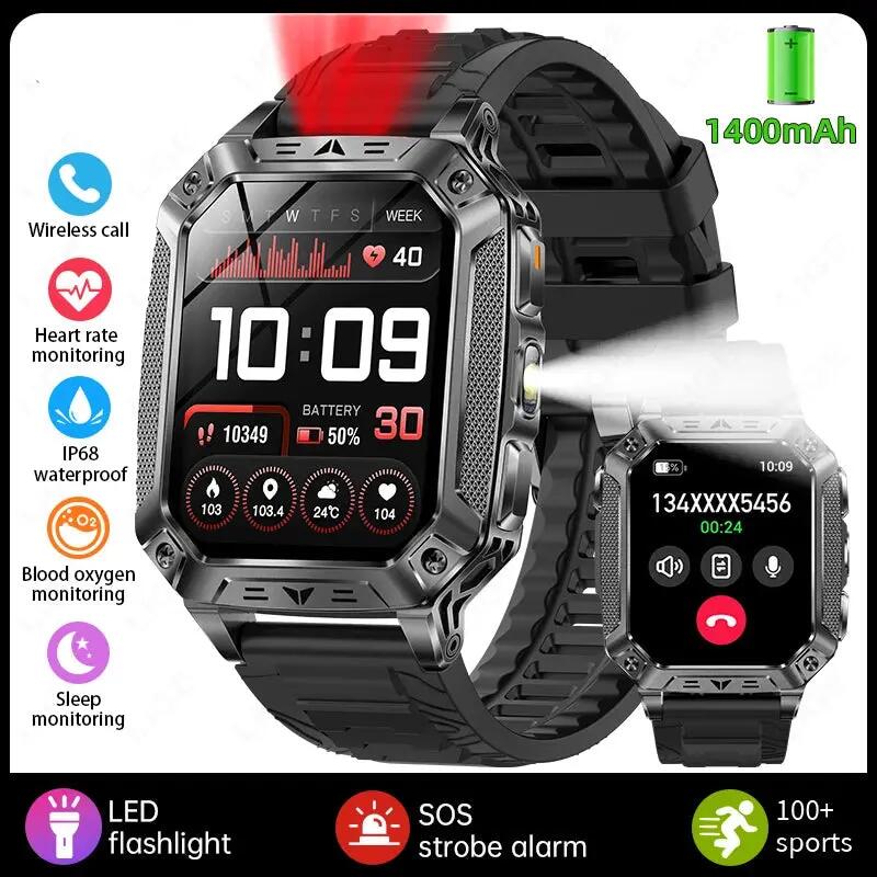 Smart Watch 1400mAh Fitness Tracker IP68