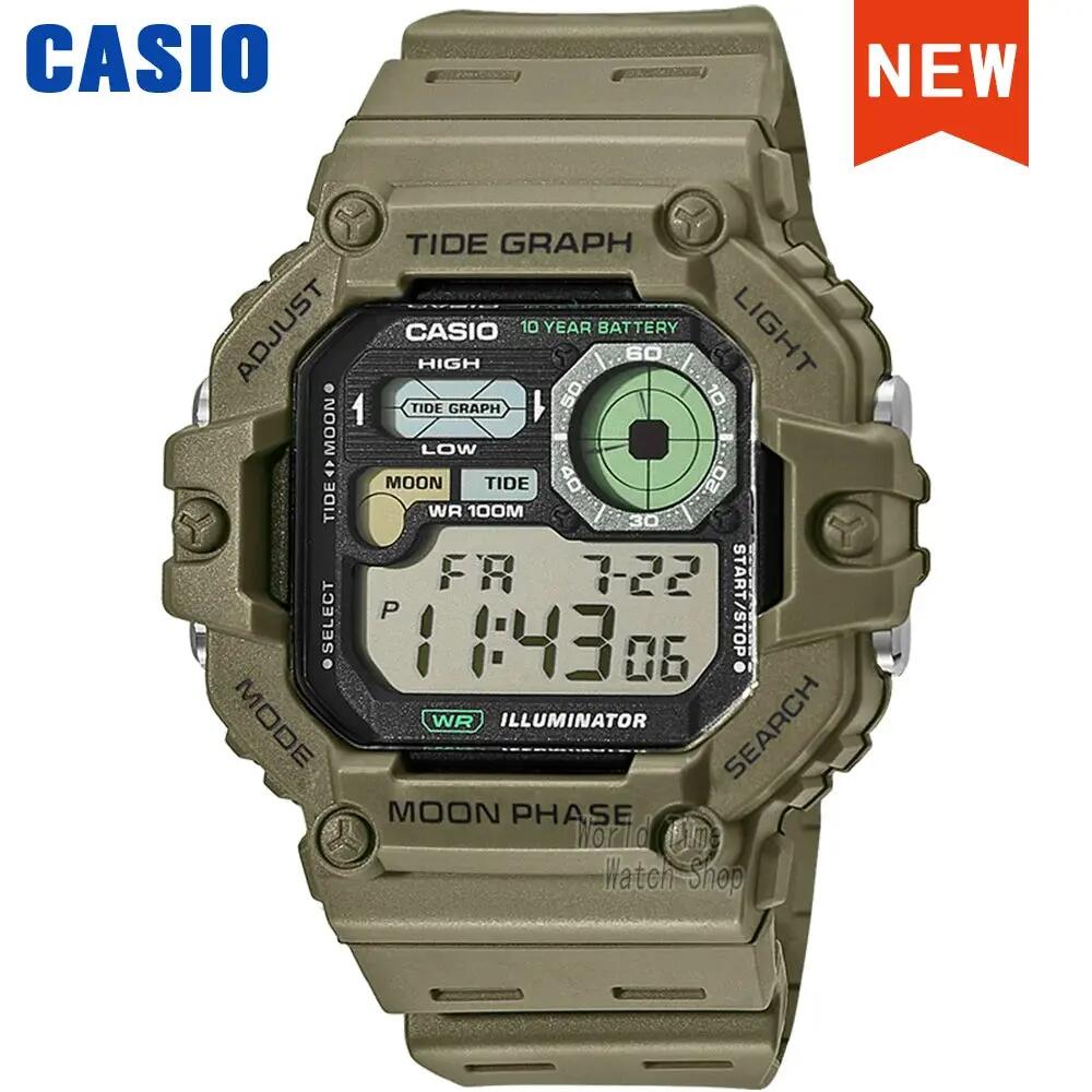 Casio WS-1700H Men’s Sports Watch – Water Resistant Outdoor & Casual Wristwatch