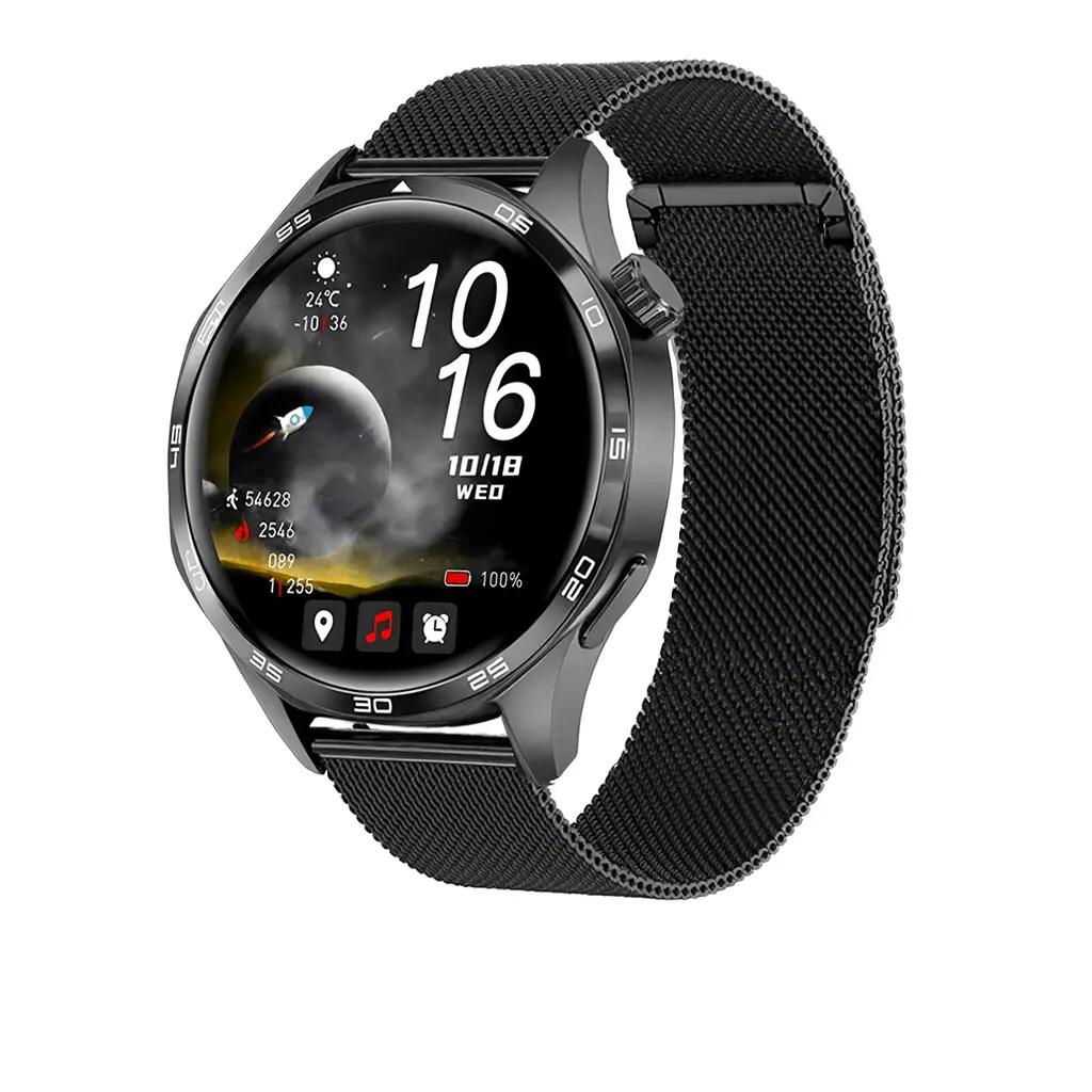 Smart Sports Watch – Bluetooth Calling, NFC, AI Voice, Compass & Fitness Track