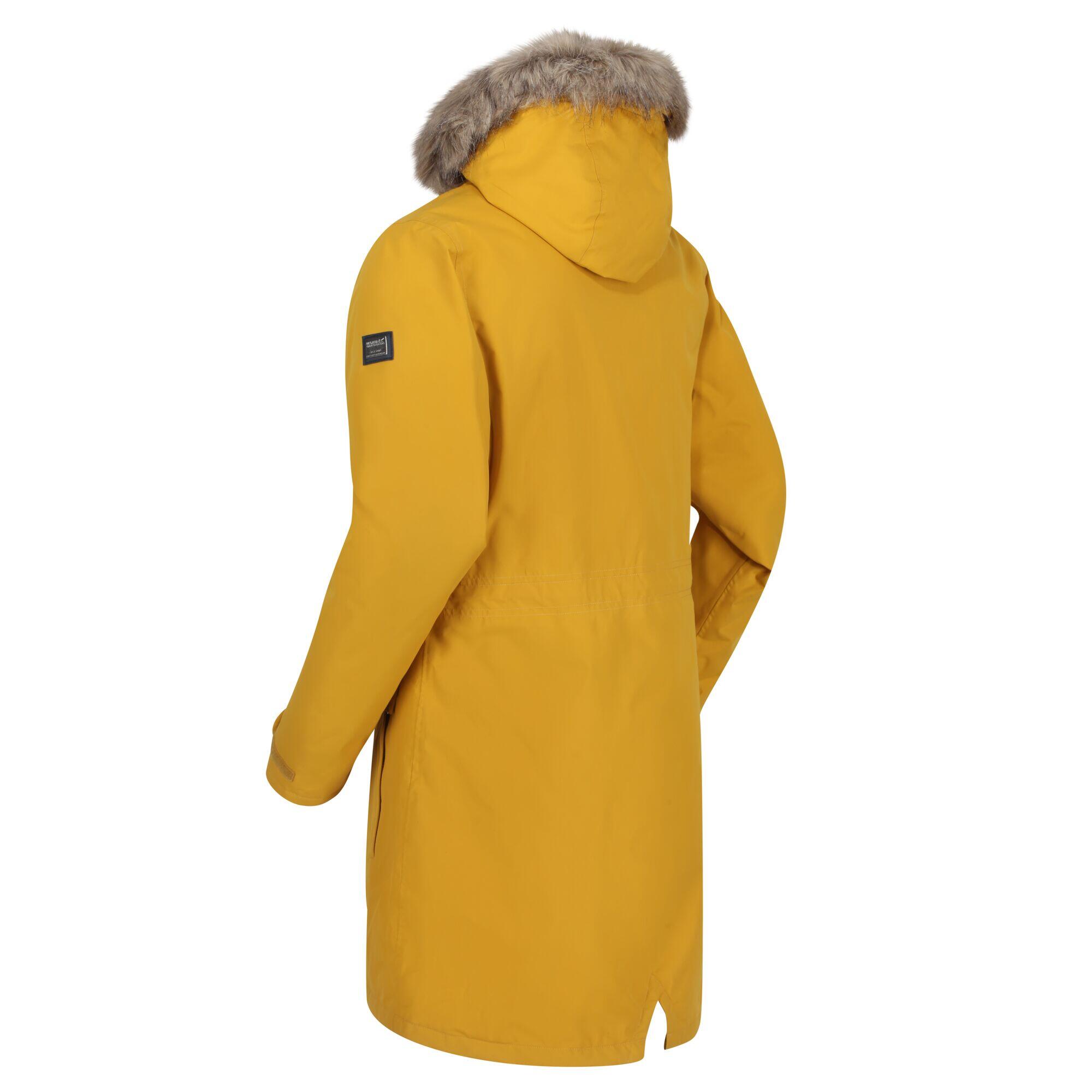 Womens/Ladies Serleena II Faux Fur Insulated Winter Parka (Mustard Seed) 2/5