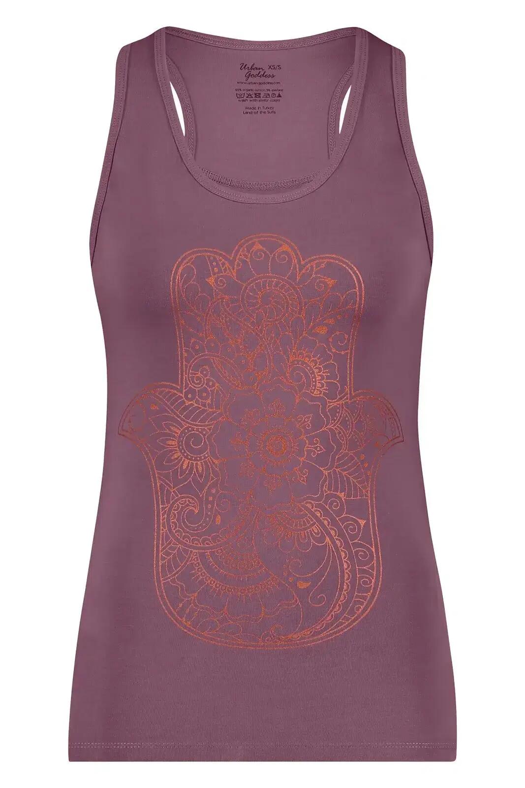 Débardeur de Yoga et Pilates Hamsa Core - Mauve 3/5