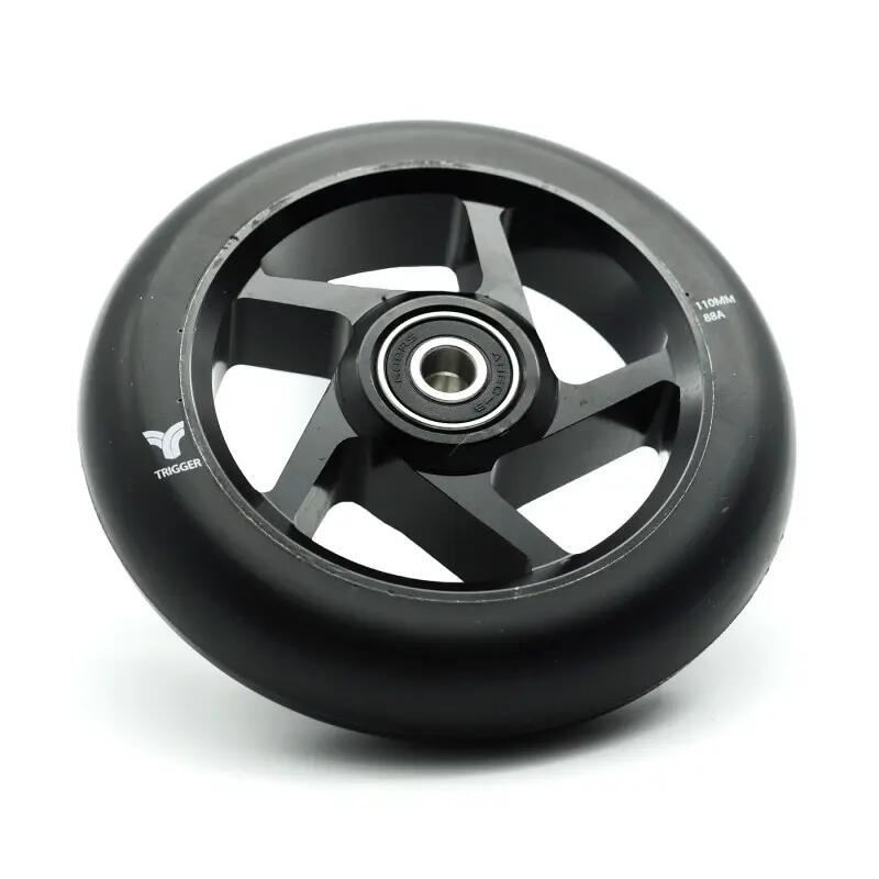 Freestyle scooterwielen Trigger 5 Spokes 110 mm 88A Zwart Zwart x2 2/5