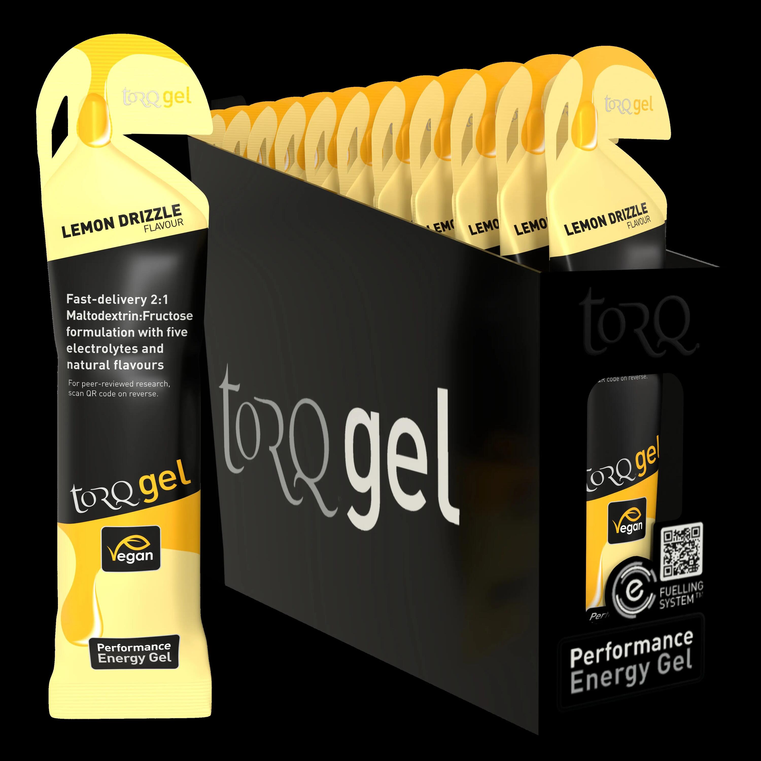 Energy Gel (15x 45g) Lemon Drizzle Lactose Free | Gluten Free 3/7