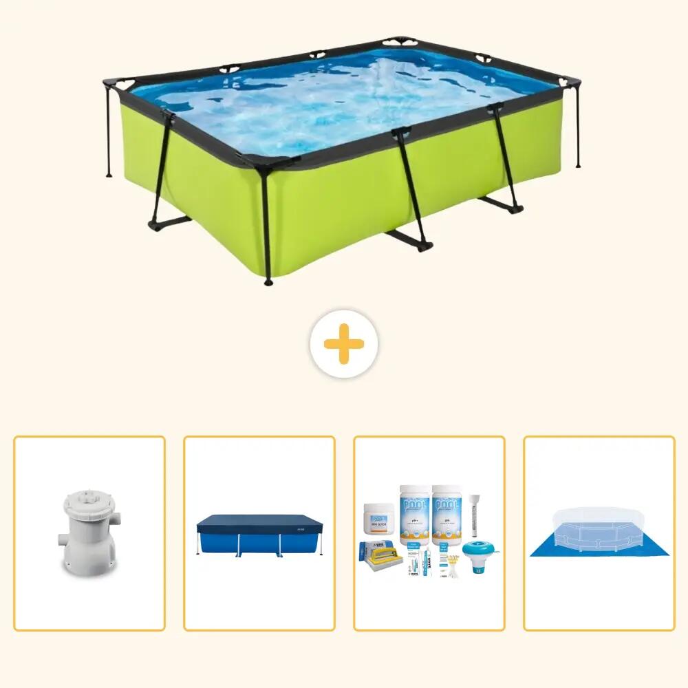 Piscine Exit Rectangulaire - 220x150x65 cm - 5-pièces SCB59 1/7