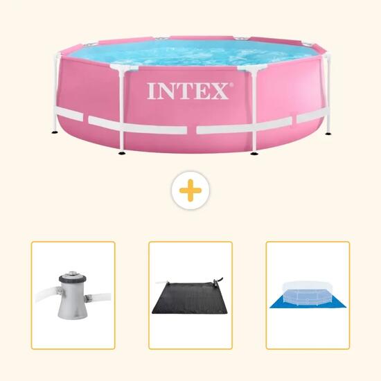 Piscine Tubulaire Ronde - 244x76 cm - 4-pièces SCB79