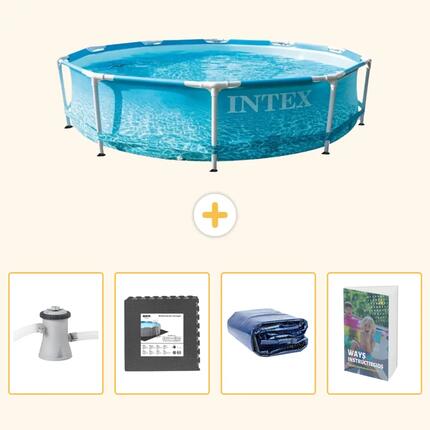 Piscine Tubulaire Ronde - 305x76 cm - 5-pièces SCB121
