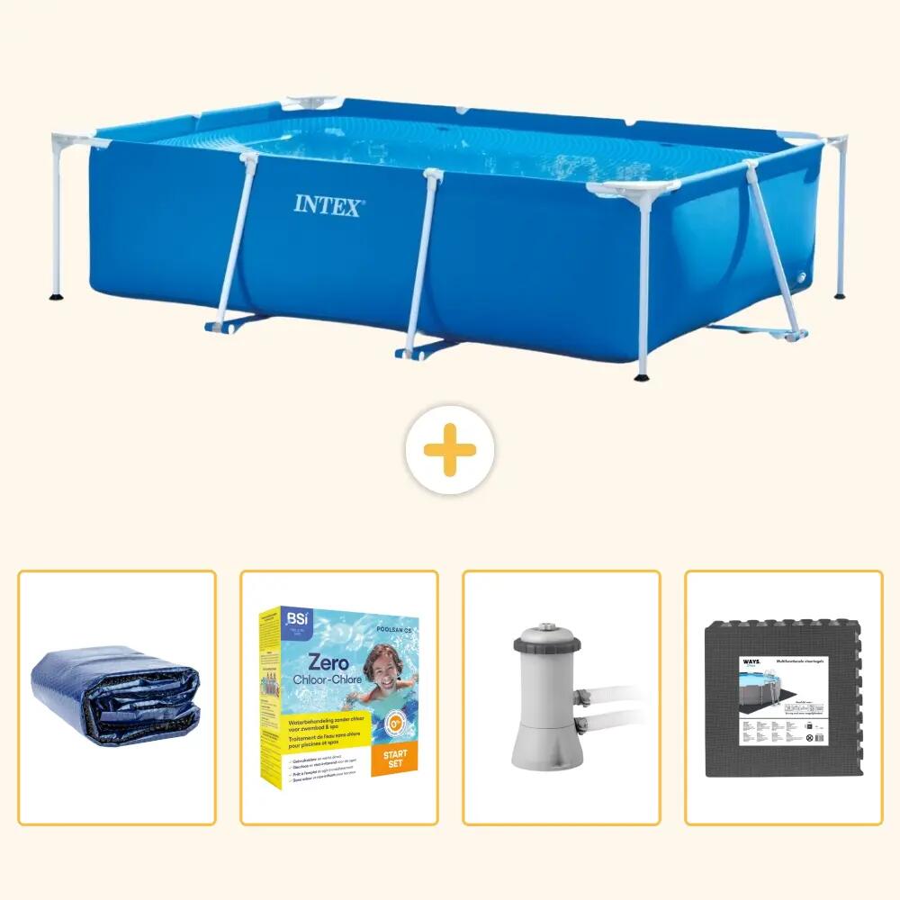 Rechteckiger Frame Pool - 300x200x75 cm - 5-teilig  SCB10 1/7