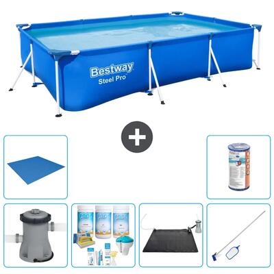 Bestway steel pro rechthoekig - 300x201x66 cm - 7-delig s22085