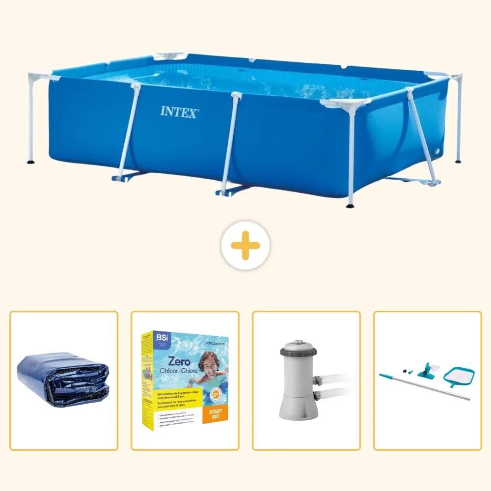 Rechteckiger Frame Pool - 300x200x75 cm - 5-teilig  SCB14 1/7