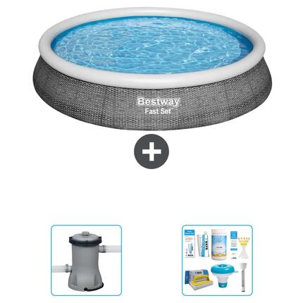 Bestway Fast Set Ronde - 396x84 cm - 3-pièces S22282