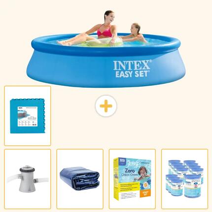 Piscine Easy Set Ronde - 244x61 cm - 6-pièces SCB23