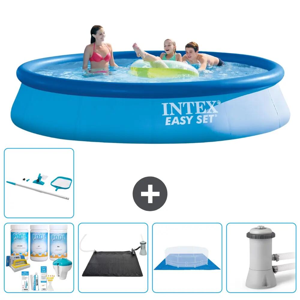 Easy Set Zwembad Rond - 396x84 cm - 6-delig S20893 1/7