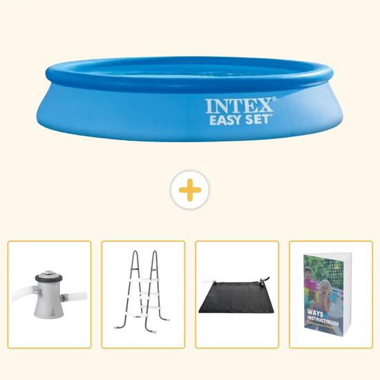 Piscina Inflable Redonda Intex 305x61 cm + Accesorios