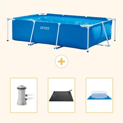 Frame zwembad rechthoekig - 300x200x75 cm - 4-delig scb79