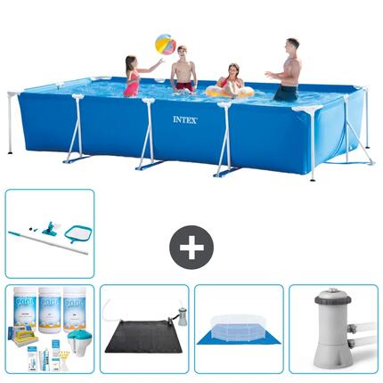 Piscine Tubulaire Rectangulaire - 450x220x84 cm - 6-pièces S20843