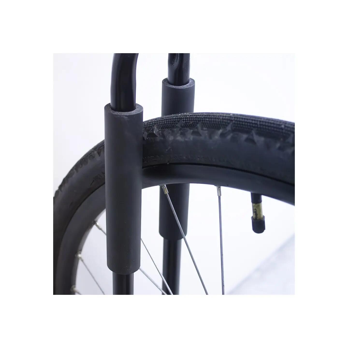 Porte-vélo Moby en métal noir 36 x 44 x 76 cm 7/7