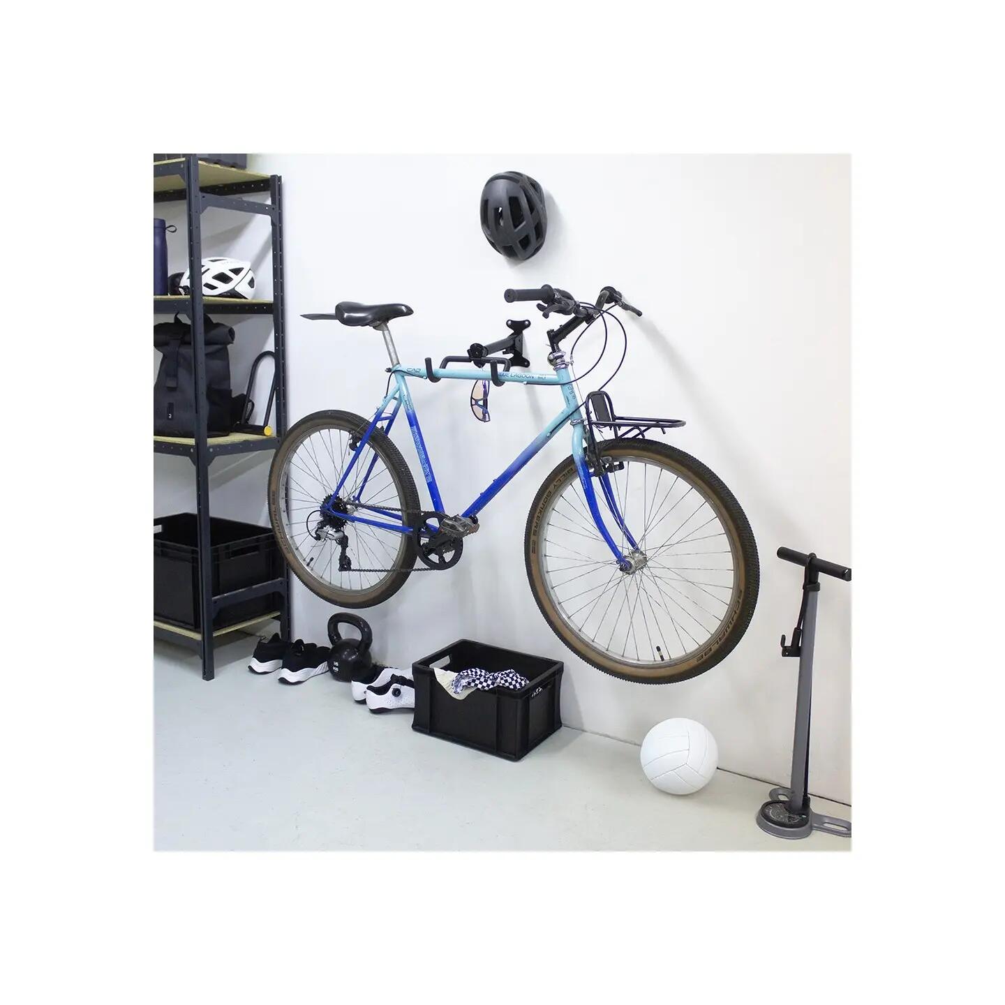 Support vélo mural Velock en métal noir 46 x 26 x 15 cm 7/7