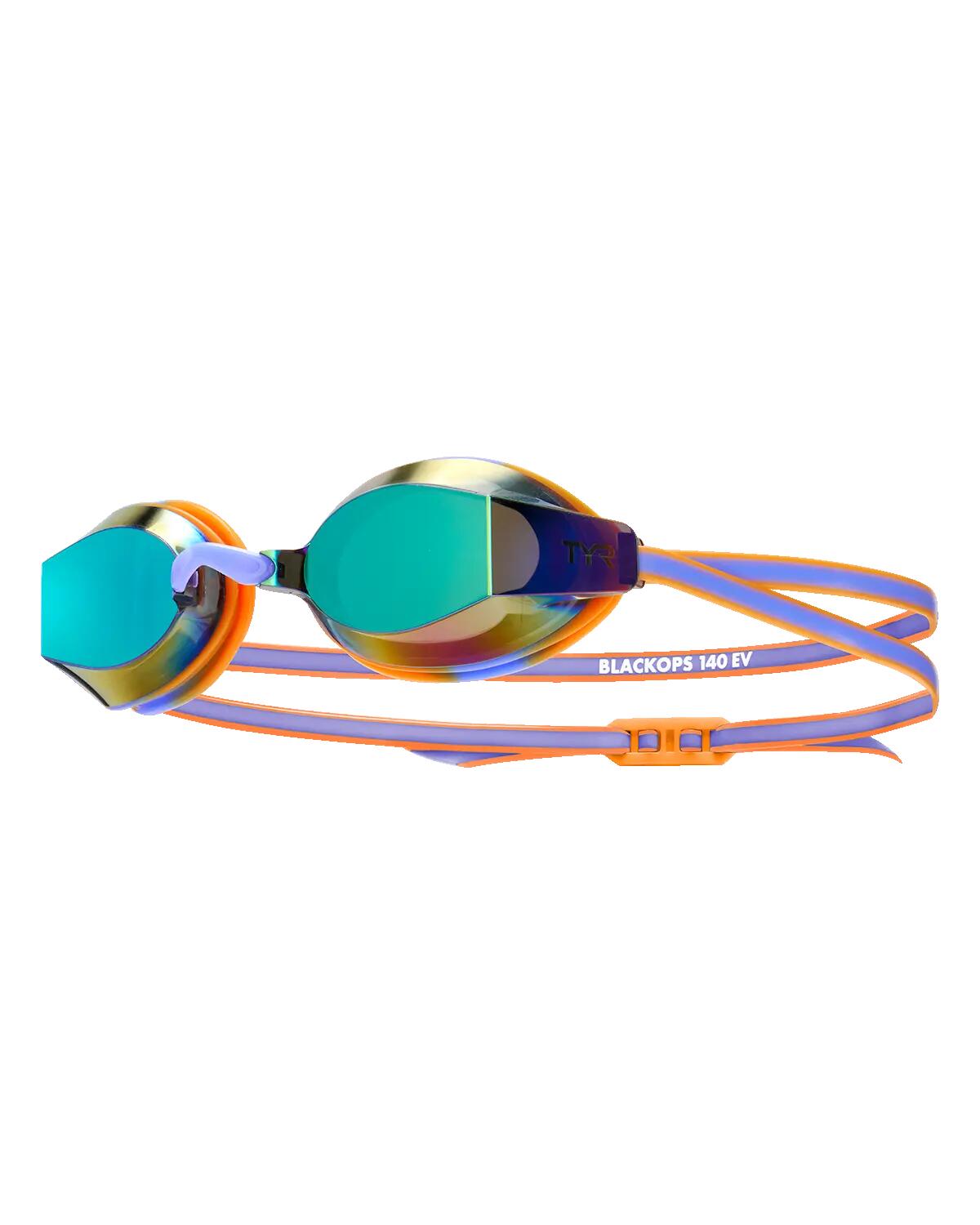 Okulary pływackie juniorskie TYR BlackOps 140 EV lustrzane 659 2/4