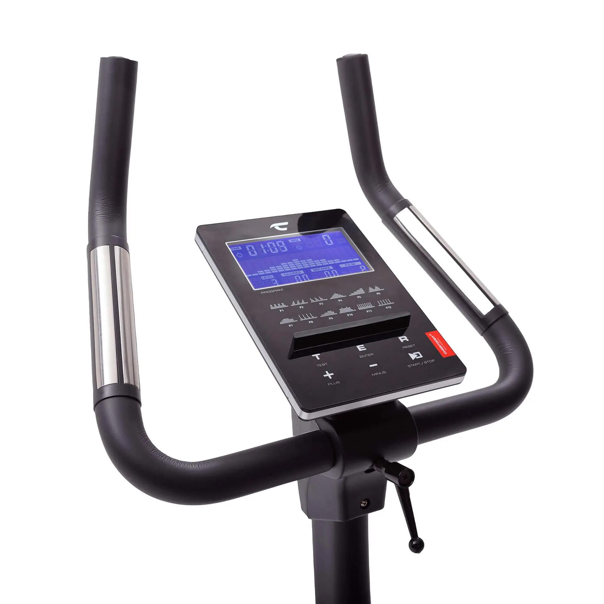 Vélo d'appartement ergomètre - 24 niveaux de résistance - 150kg + 200cm - ET 6 9/13