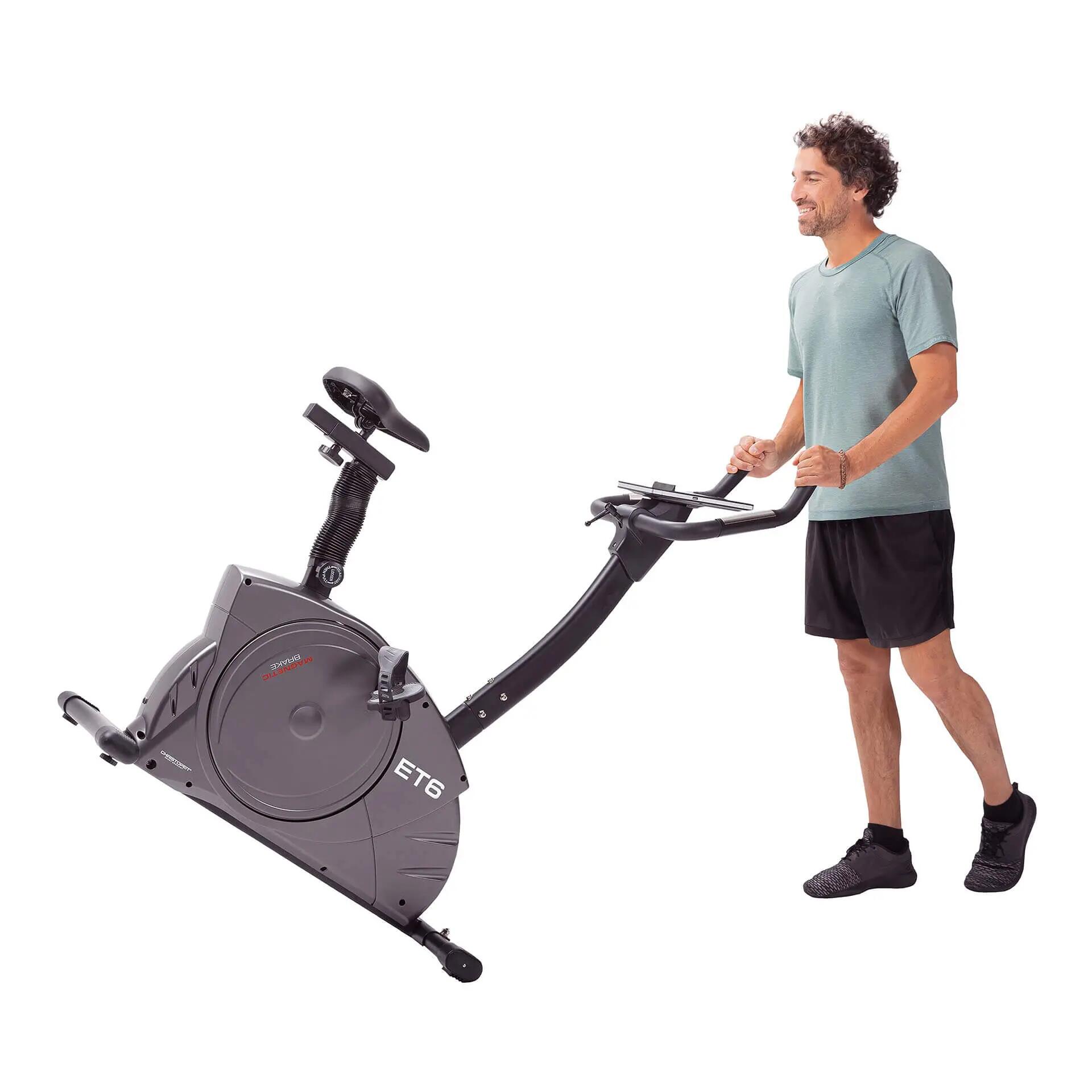 Vélo d'appartement ergomètre - 24 niveaux de résistance - 150kg + 200cm - ET 6 8/13