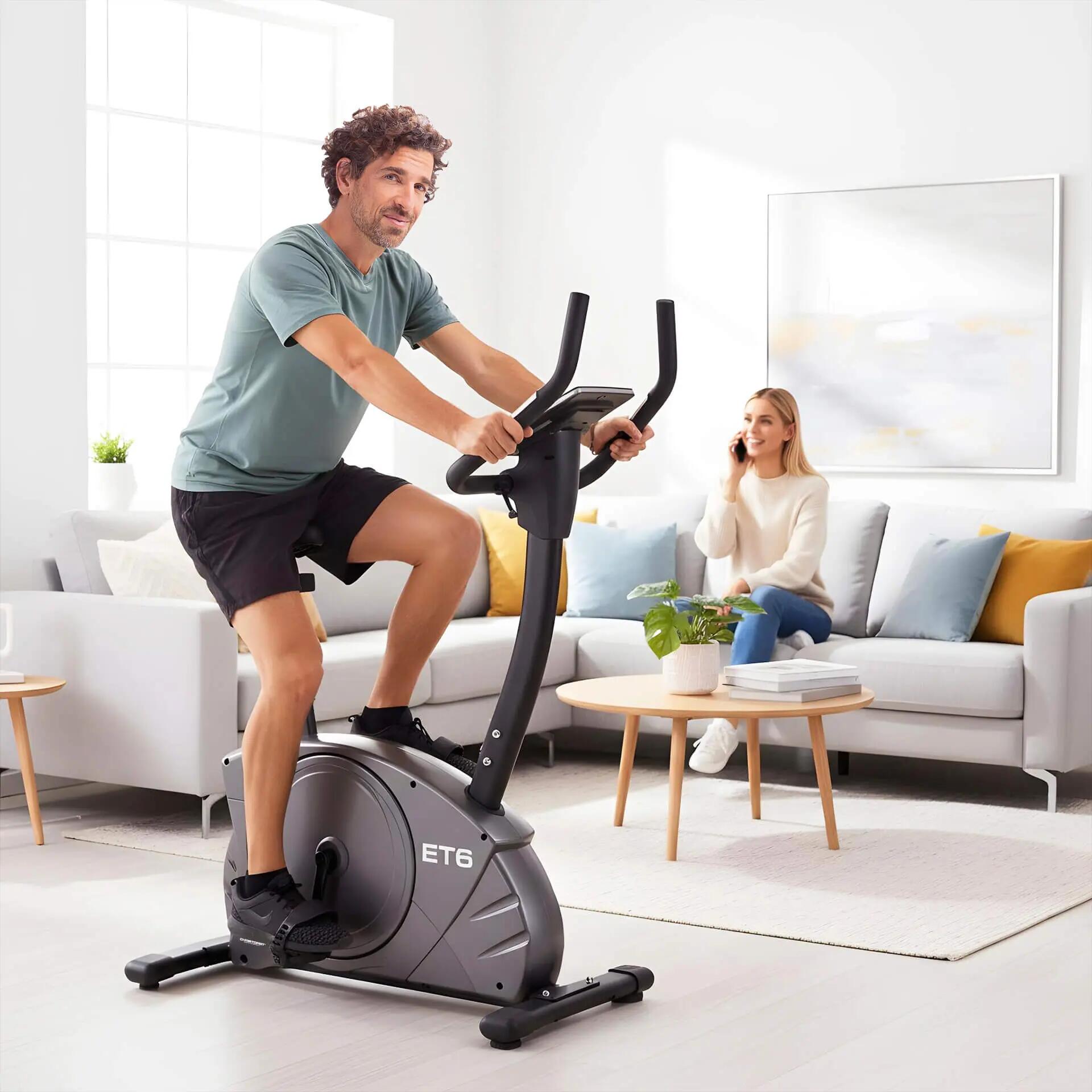 Vélo d'appartement ergomètre - 24 niveaux de résistance - 150kg + 200cm - ET 6 2/13