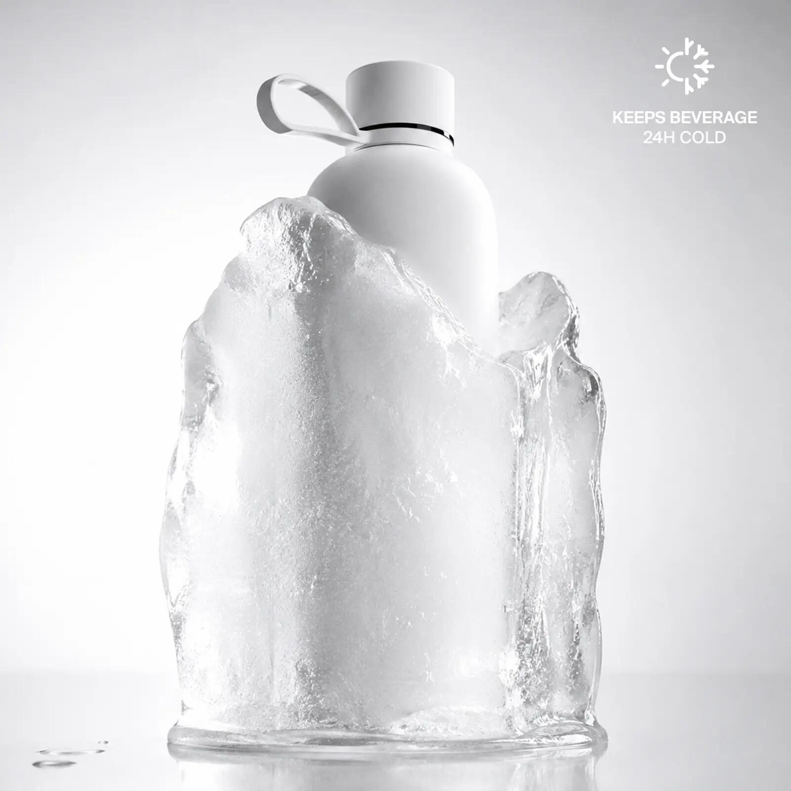Gourde isotherme hermétique 500 ml "Hydro 5" en acier inoxydable 6/7