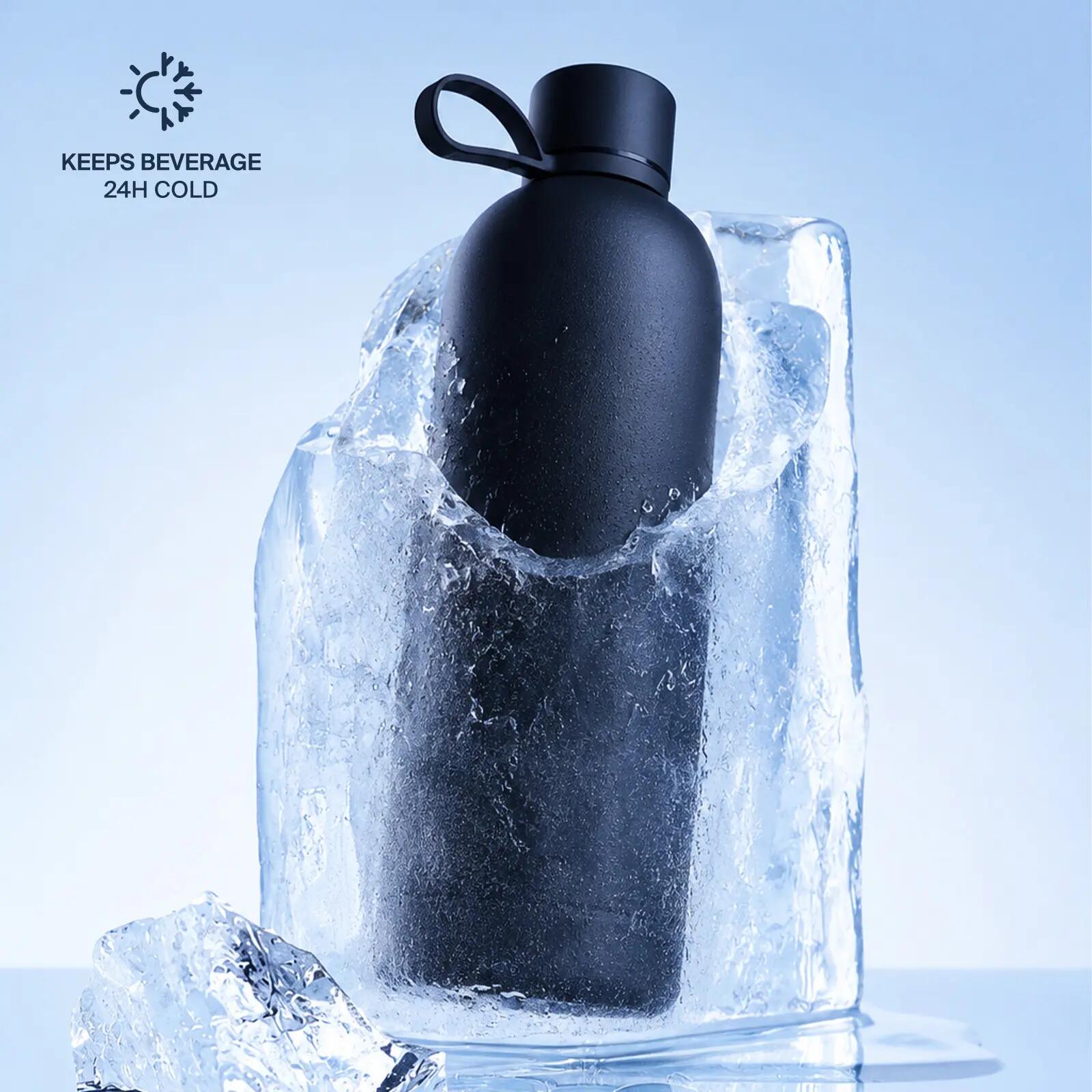 Gourde isotherme hermétique 500 ml "Hydro 5" en acier inoxydable 6/7