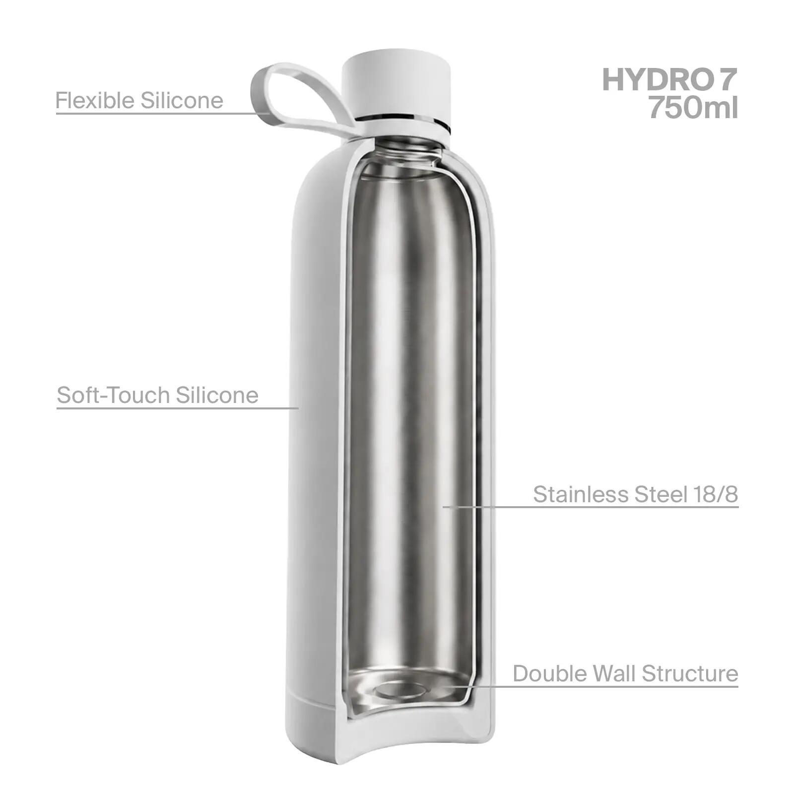 Gourde isotherme hermétique 500 ml "Hydro 5" en acier inoxydable 5/7