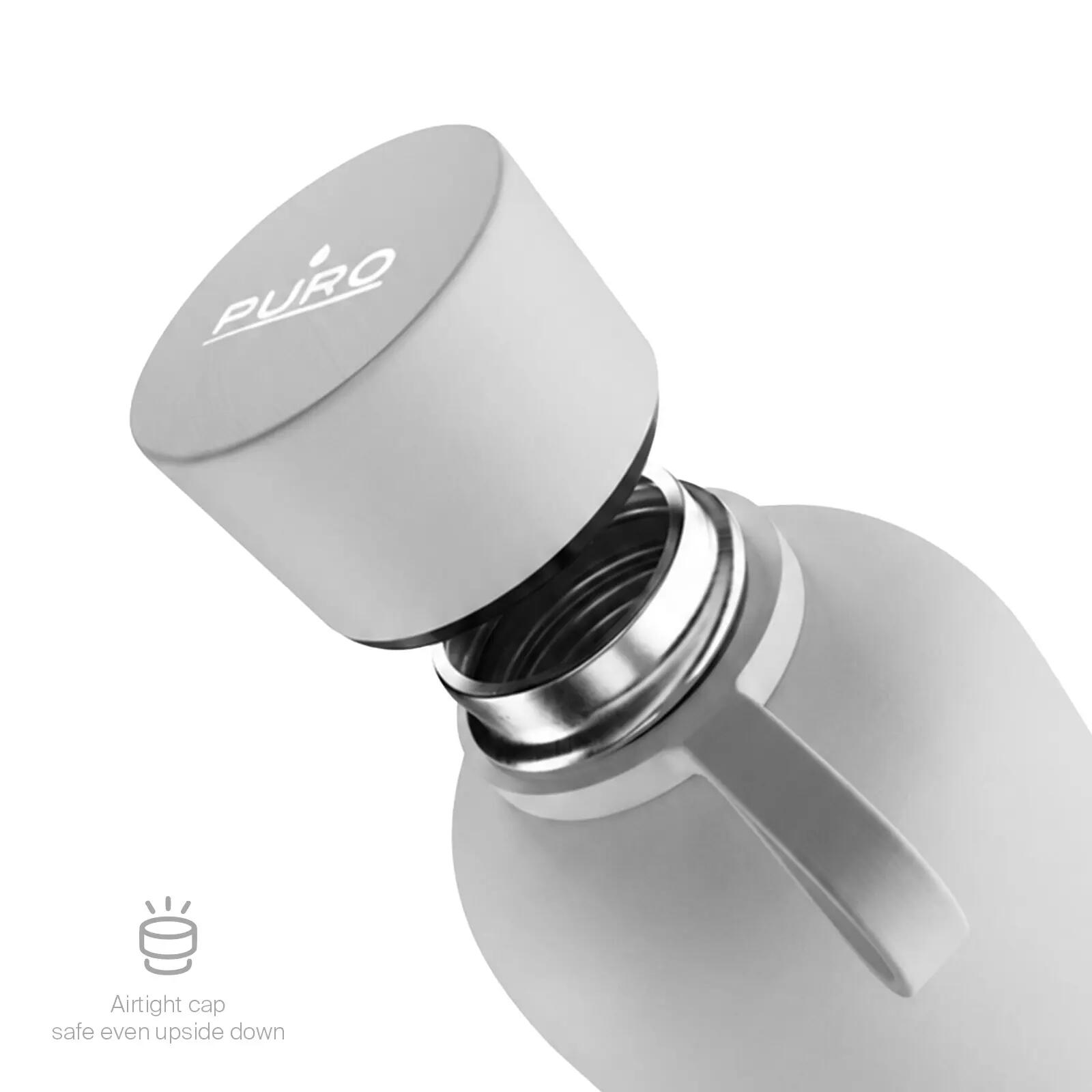 Gourde isotherme hermétique 500 ml "Hydro 5" en acier inoxydable 4/7