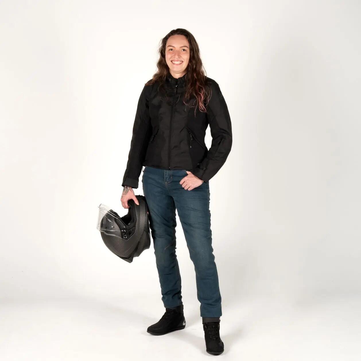 Blouson moto femme certifié | STARDUST 4/7