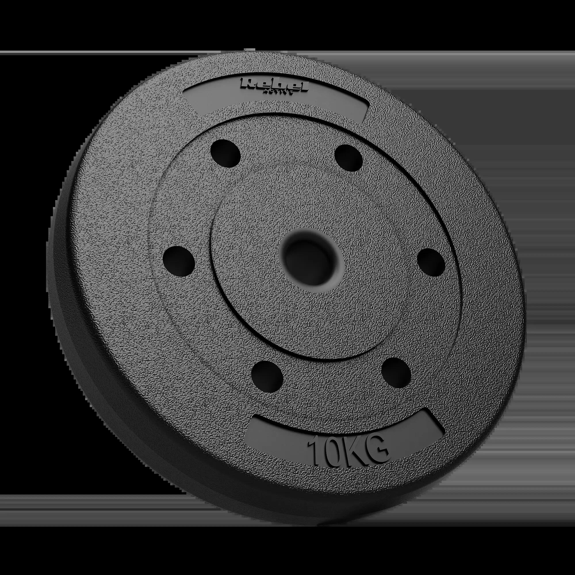 Obciążenie bitumiczne zestaw obciążeń 2x10kg 20kg 31mm talerze Rebel 2/7