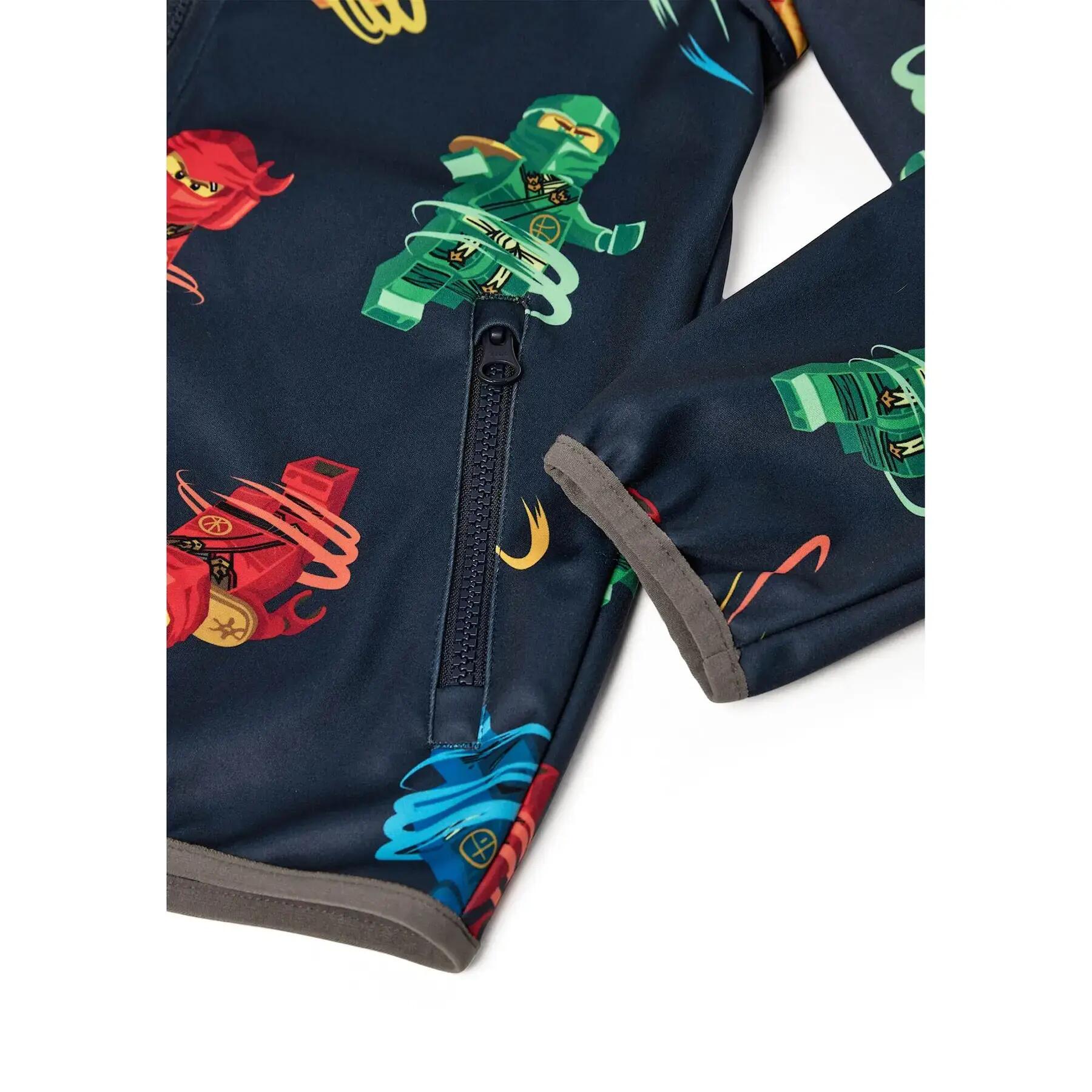 Kurtka Softshell Chłopięca LEGO Ninjago Sian200 Granatowa 4/7