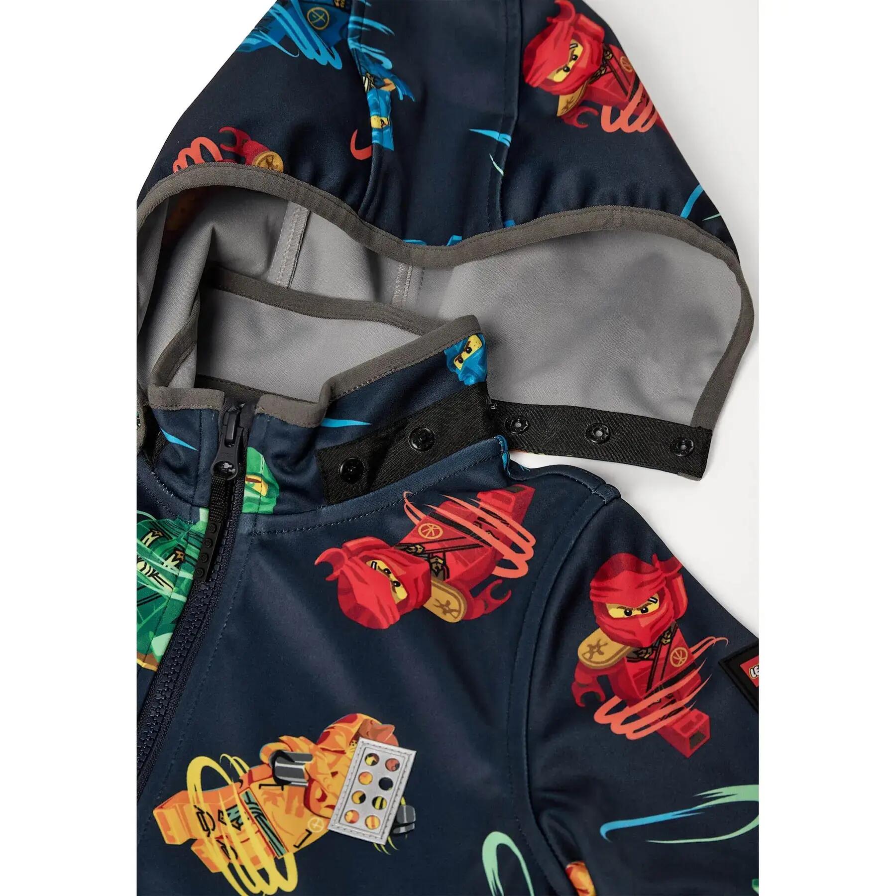 Kurtka Softshell Chłopięca LEGO Ninjago Sian200 Granatowa 3/7