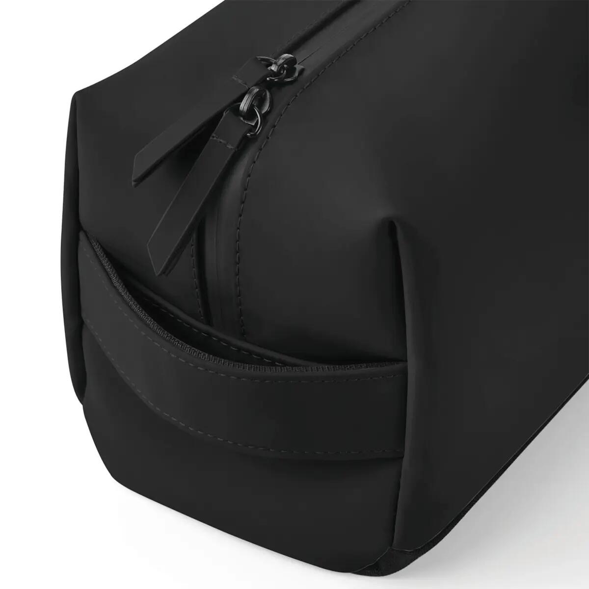 Trousse de toilette en polyuréthane mat - Black - One Size 2/2
