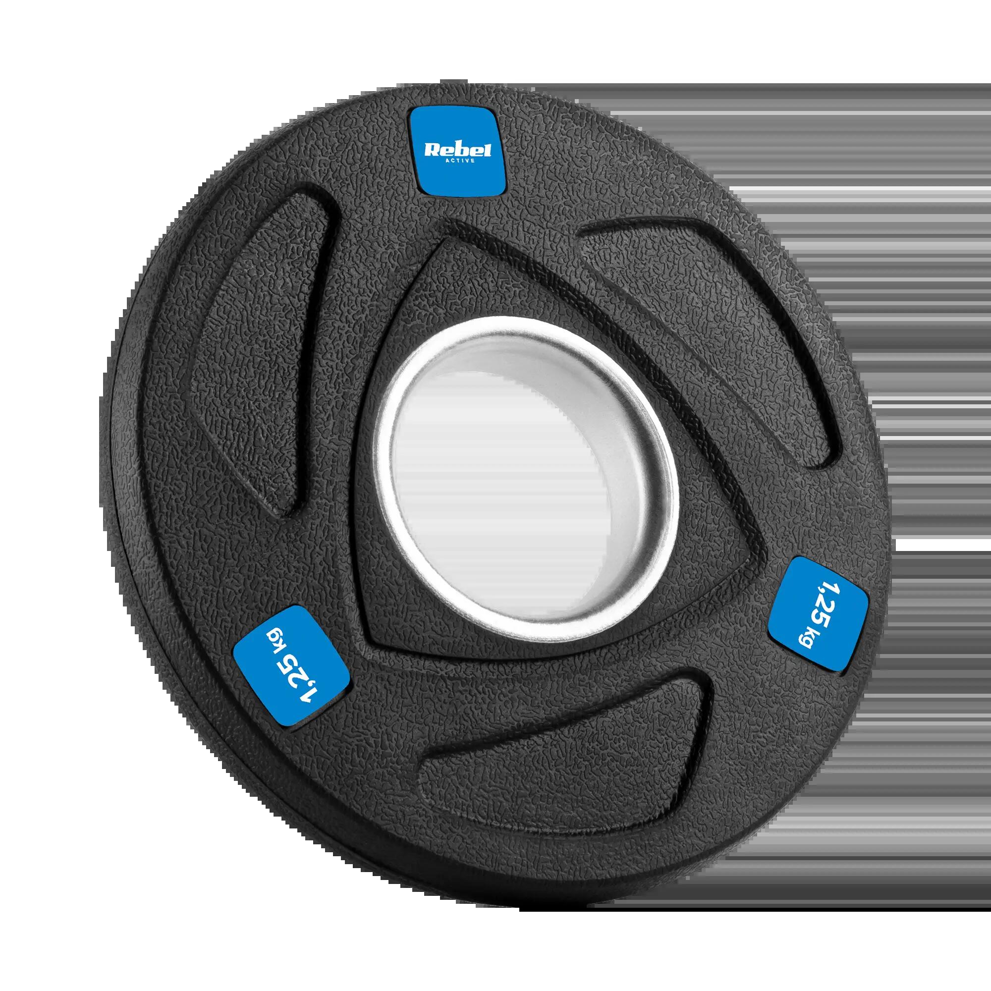 Obciążenie żeliwne olimpijskie zestaw 8x1,25 4x2,5 2x5kg 30kg 51mm Rebel 7/7