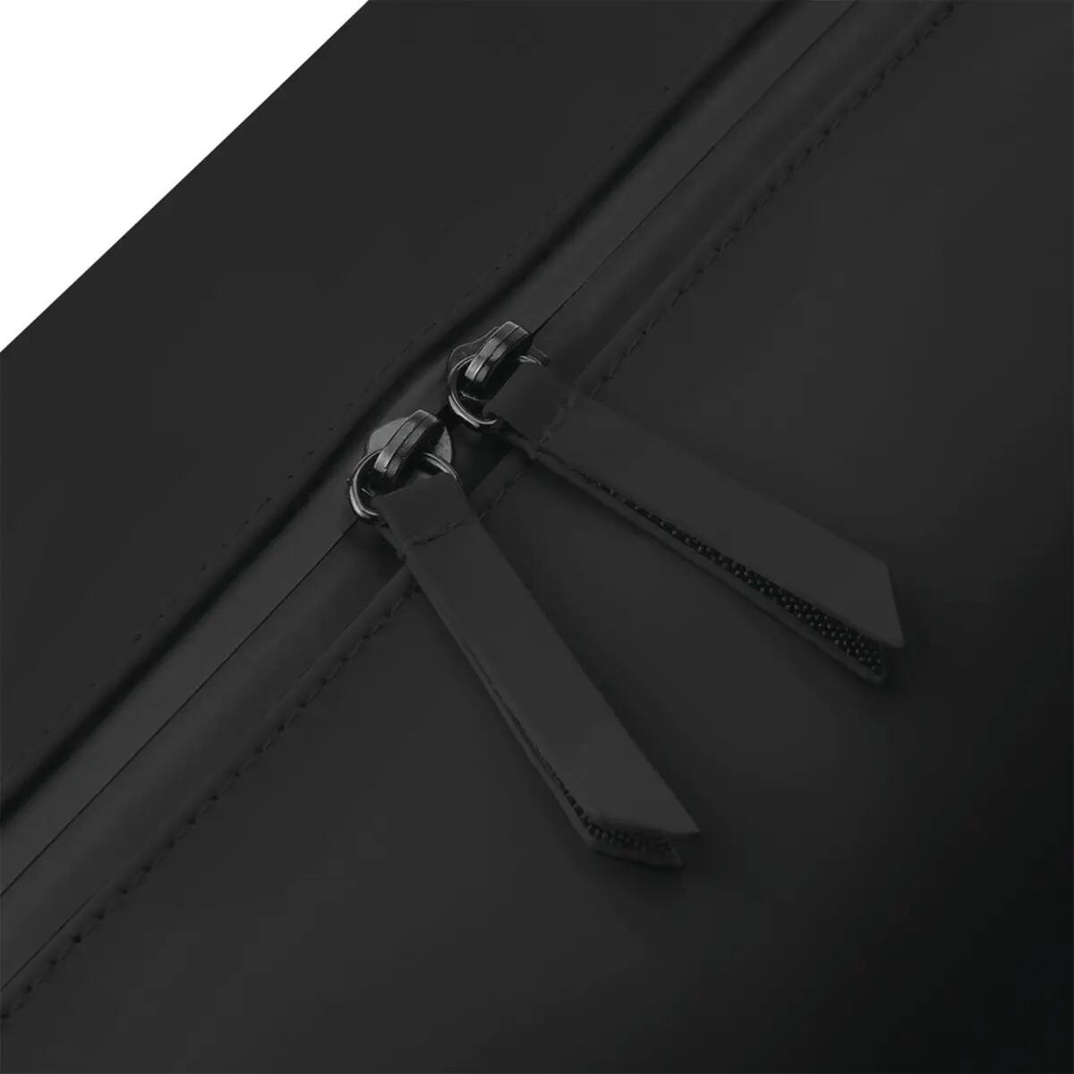 Sac à chaussures en polyuréthane mat  - Black - One Size 2/3