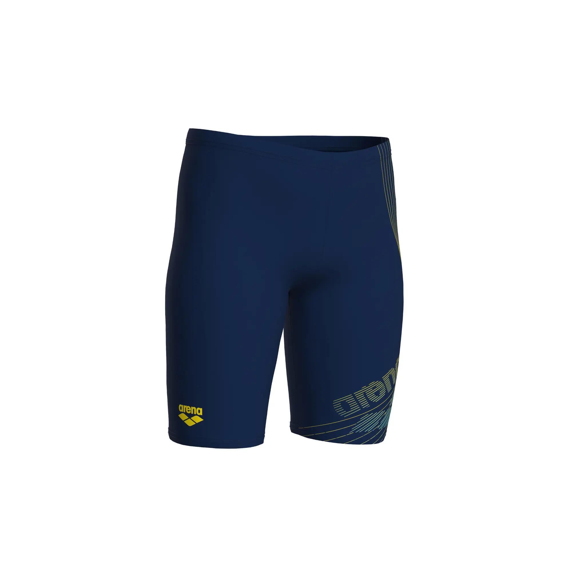 Spodenki do pływania Arena Design Navy - jammery chłopięce 8/9